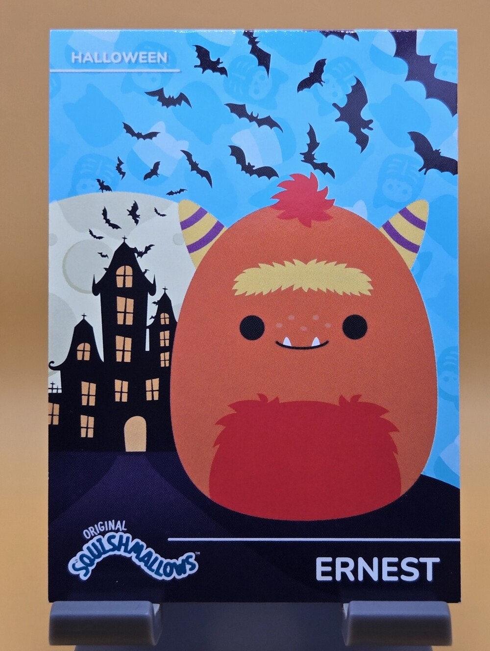 Panini Squishmallows Ernest Halloween Trading Card